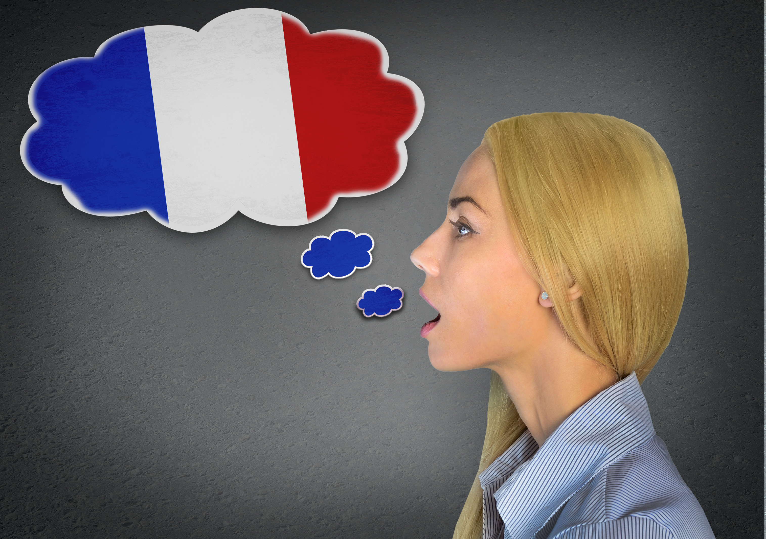 French learning woman